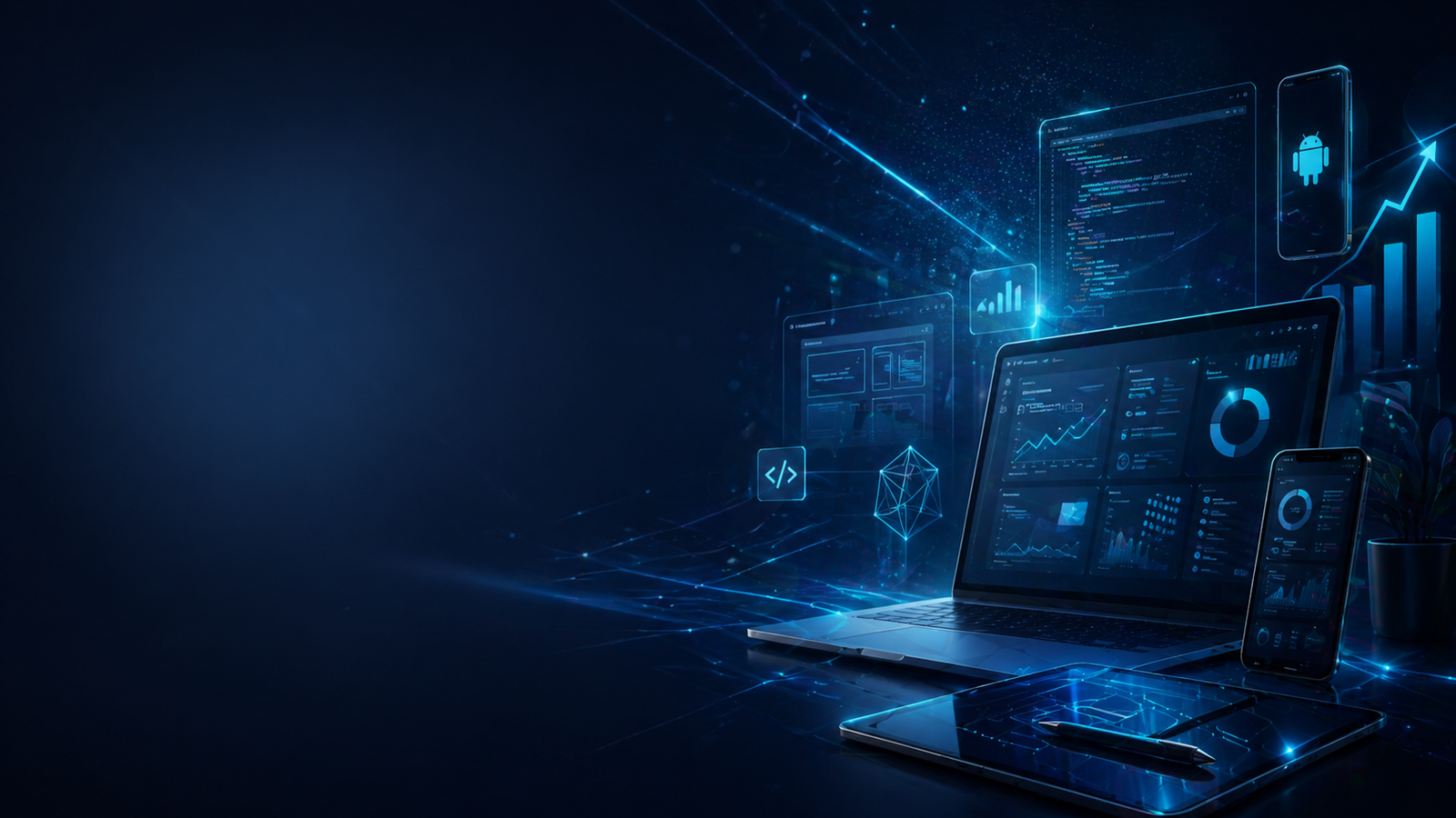 Entorno visual de desarrollo web, aplicaciones Android y análisis de software